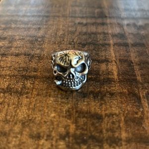 Mens Skull Ring Size 8